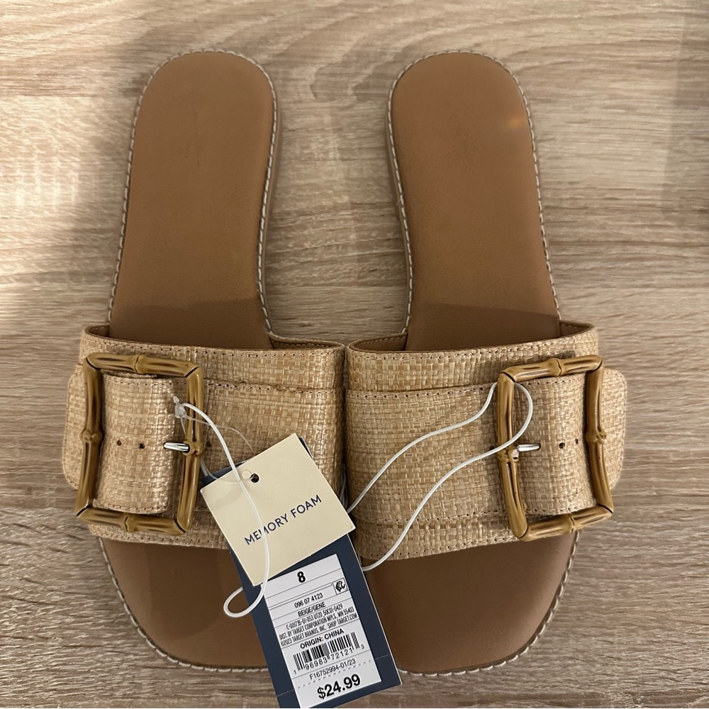Universal Thread Woven Slide Sandals - Picture 2 of 3